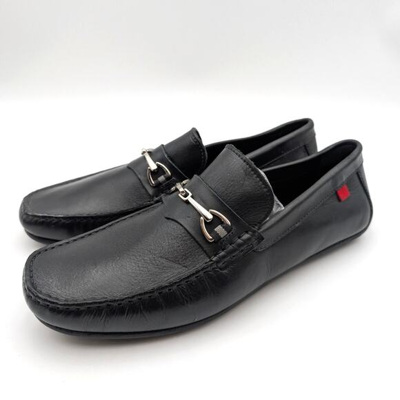 MJNY by Marc Joseph Slip-On Loafer Shoes Men's Leather Black Size US10 EU43 - Picture 1 of 11